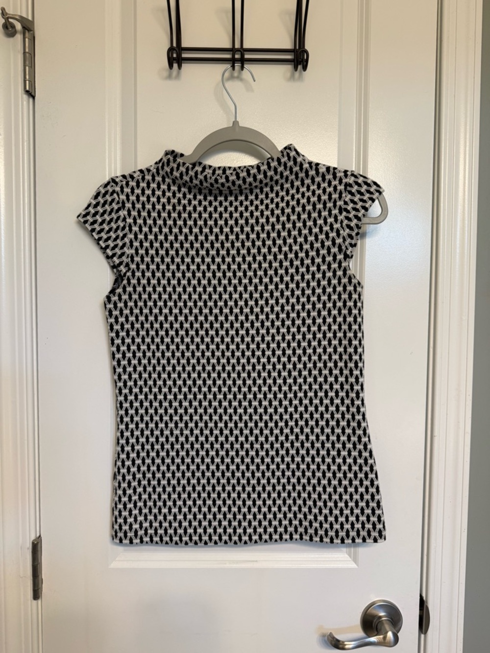 Ann Taylor Geometric Blouse